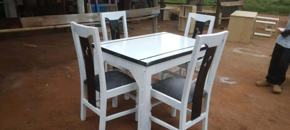 Classic 4 Seater Dining Set - Image 5