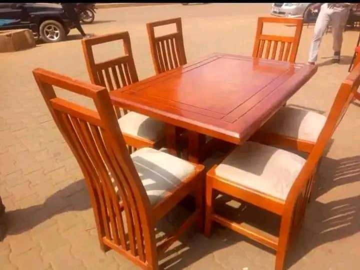 Classic 6 Seater Dining Table - Image 4