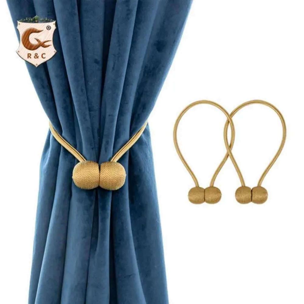 Magnetic Curtain Tieback - Gold - Image 4