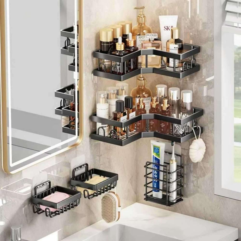 5pc Bathroom Shower Caddy Set - Image 2