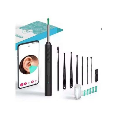 Visual Ear Cleaner Otoscope Ear Wax Removal Tool With LED Light Cordless Ear Stick Cleaner For Phone