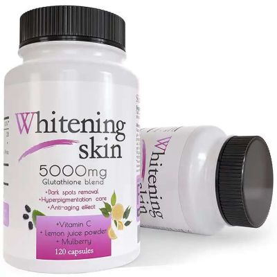 Whitening Skin 5000mg Glutathione Blend Supplement 120 Capsules