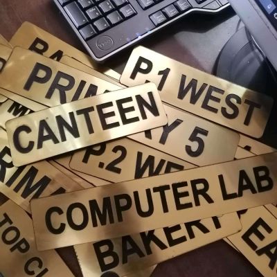 Door Labels for School/Office