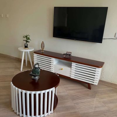 TV Stand Unit and Center Table Set