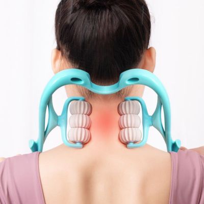 Heavy duty roller massager for neck